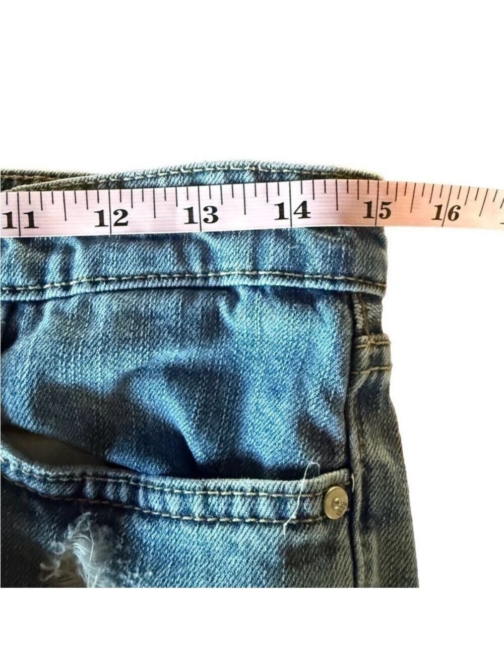 GAP 1969 👖 Sexy Boyfriend Distressed Ankle Jeans Size 0/25 Low Rise - Picture 10 of 13